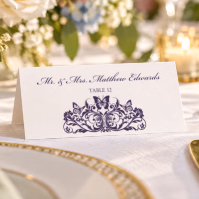 Tented Place Card